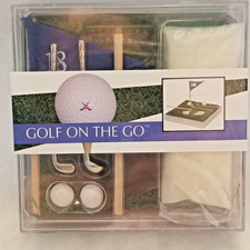 Toysmith Golf On The Go Desk Game Miniature Desktop Golf Game New Sealed