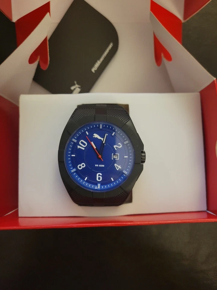 Puma PU103501008 Men's Wrist Watch Blue Black - image 2 of 4