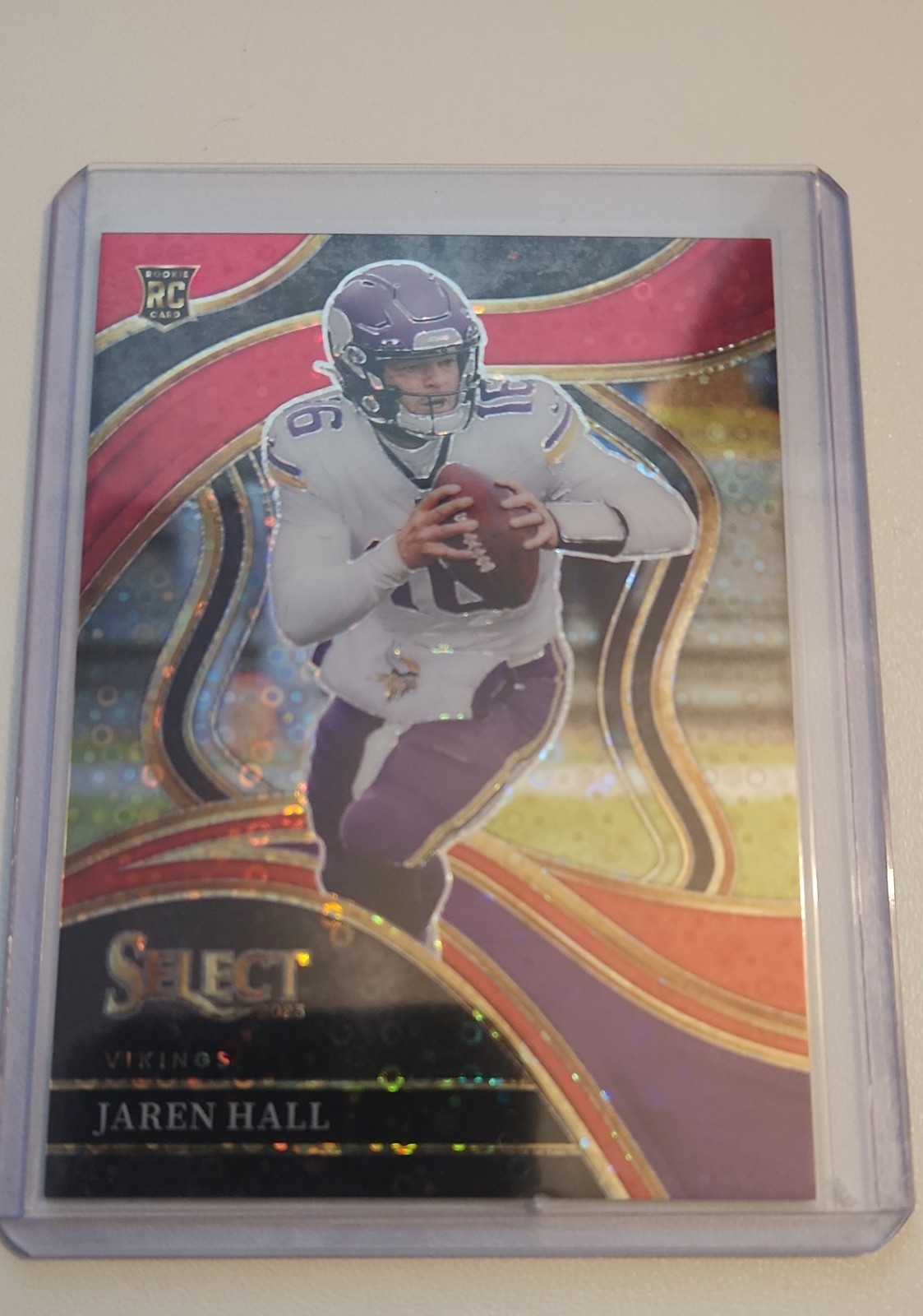2023 Panini Select - Club Level Jaren Hall #261 Red Disco Prizm /49 (RC)