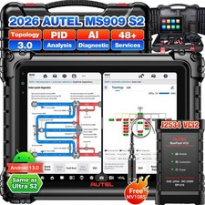 2026 Autel Maxisys Ms909 S2 Diagnostic Scanner Tool Ecu Programmer Topology 3.0