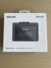 Maxell MXCP-P100BK Portable Cassette Player Bluetooth Transmitter Black