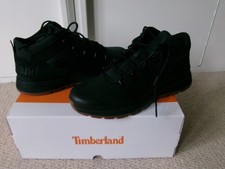 Timberland Men's Sprint Trekker Mid Lace Jet Black UK 9.5 - NEW & BOXED - LOOK!