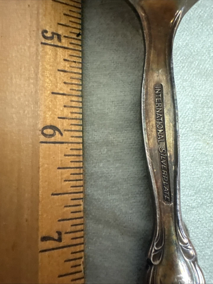 Juego de 2 utensilios para servir cubiertos International Interlude Silverplate 1971 Foto 3 de 4