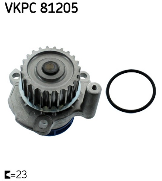 SKF Wasserpumpe MotorküHlung Vkpc 81205 FüR VW Audi A6 A3 Golf Skoda Passat A4 6-image