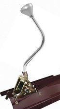 Mopar 727 Trans Lokar 16 Floor Mount Shifter With Brushed Finish Mushroom Shift