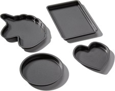 Kids Baking Set compatible W/ Easy Bake Oven Fun Oven Pan Set of 4 made of Food