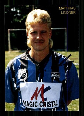 Matthias Lindner autograph card VFB Leipzig 1994-95 original signed