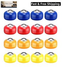 Mini Shuffleboard Replacement Puck Tabletop Equipment Rollers Set Shuffleboar...