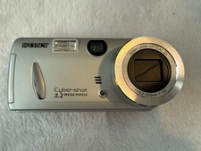 Sony Cyber-shot DSC-P52 3.2MP Digital Camera - Silver Works No Card