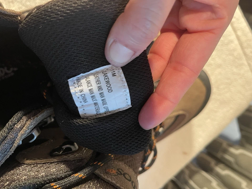 NEW Nevados Mens Lakewood Hiking Boots Brown Black Size 11 M - Image 4 of 4