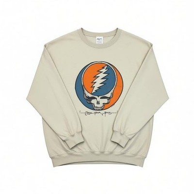 Size X-Large Grateful Dead Sweatshirt Mens Fleece Pullover Junk Food NWT Retro