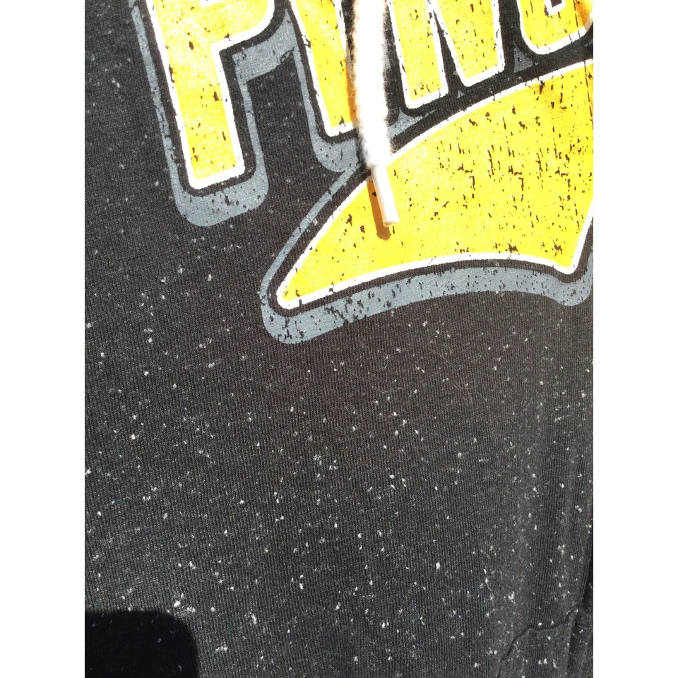 NHL womens full zip hoodie M medium 8 10 grey gray penguins Pittsburgh hockey - Image 3 of 4