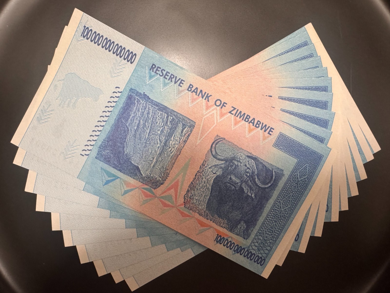 🇿🇼 ZIMBABWE 100 TRILLION DOLLAR AA/2008 P-91 LOT OF 10 UNC NOTES | eBay