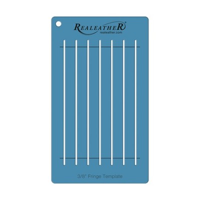 Leathercraft 3/8'' Fringe Template  Acrylic Clear Guide Tool - Make Parallel Cuts