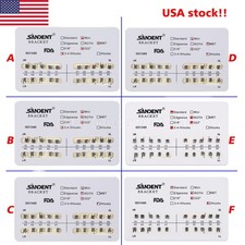 10Bags Dental Orthodontic Brackets Braces Mini Standard Slot.022 No/3 /345 Hooks