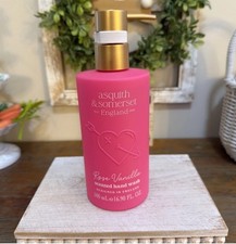 Asquith  Somerset Hand Wash 16.9 Oz New Sealed Pump Glass Bottle Rose Vanilla