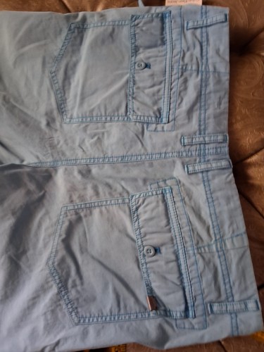 Calvin Klein Jeans Blue Chino Shorts Flat Front Casual Size 32 - Picture 13 of 13