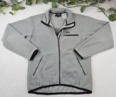 Blaklader Gray Fleece Full Zip Jacket Size L