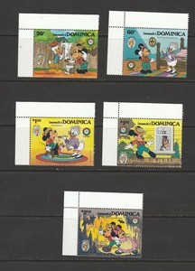 stamps  Dominica  SC#919-923mnh set