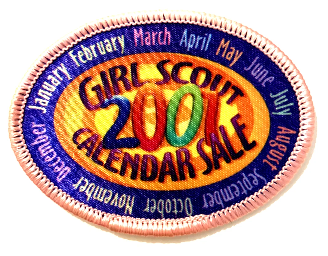 Rare Vintage Girl Scout 2001 Calendar Sale Patch | eBay