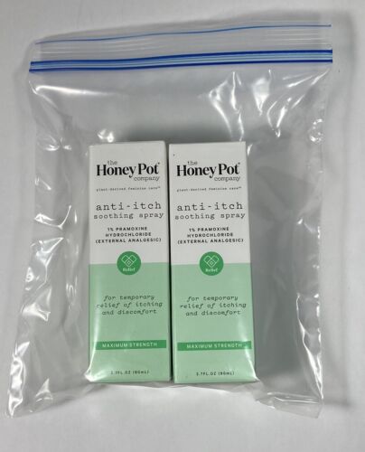 (2) Honey Pot Company Anti-Itch Vulva Cream 1.01oz Plant Derived Exp. 01/2024 - Picture 7 of 8