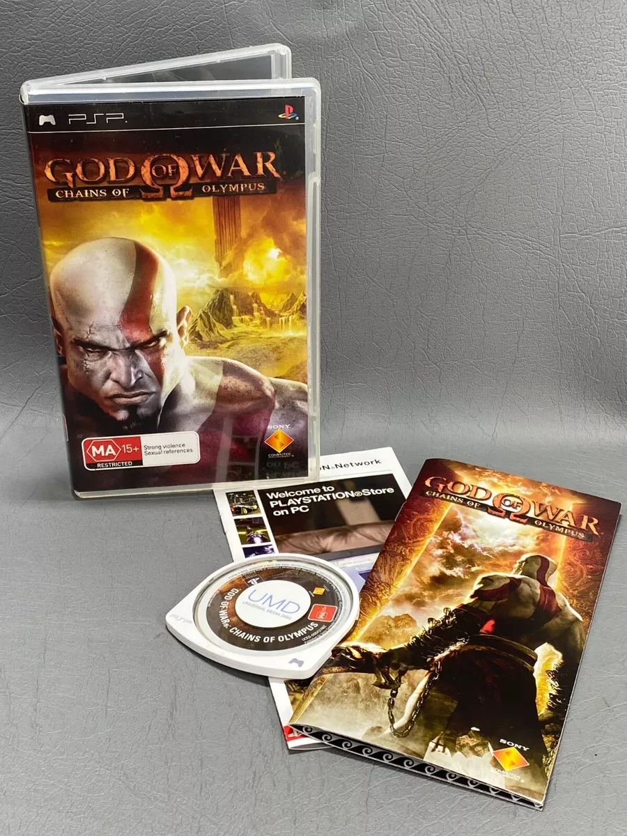 God Of War, Chains Of Olympus Sony PSP PlayStation Portable Game With  Manual