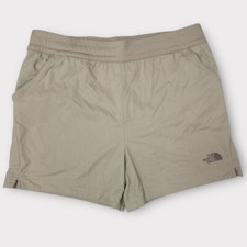 The North Face Girl's Flashdry TanShorts Zipper Pockets Stretch Blend s X Large