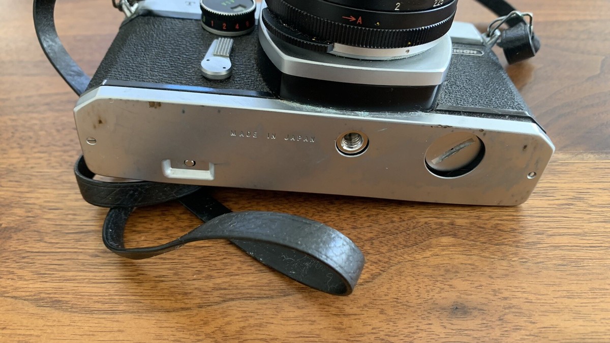 Vintage Ricoh Singlex TLS Camera w/ Auto Rikenon 1 : 1.8 f 55 mm