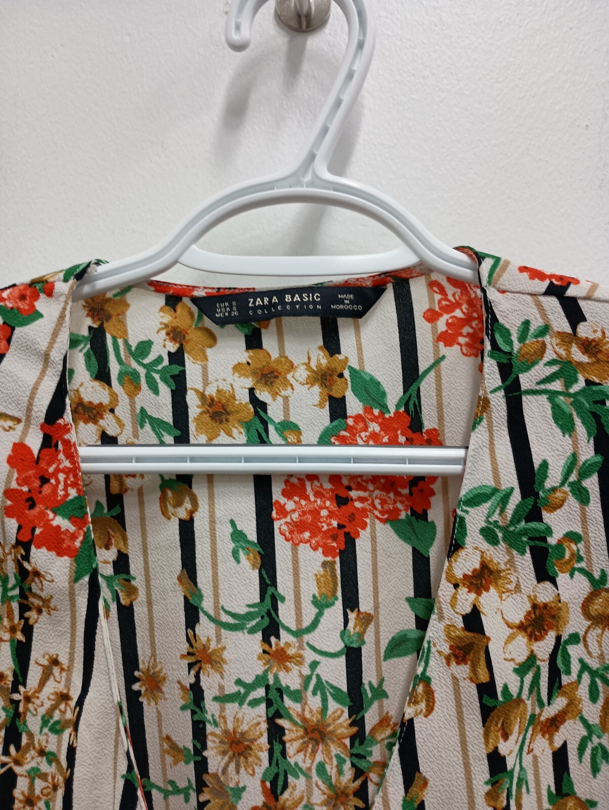 Zara Basic Collection Womens Wrap Blouse Small Mu… - image 3