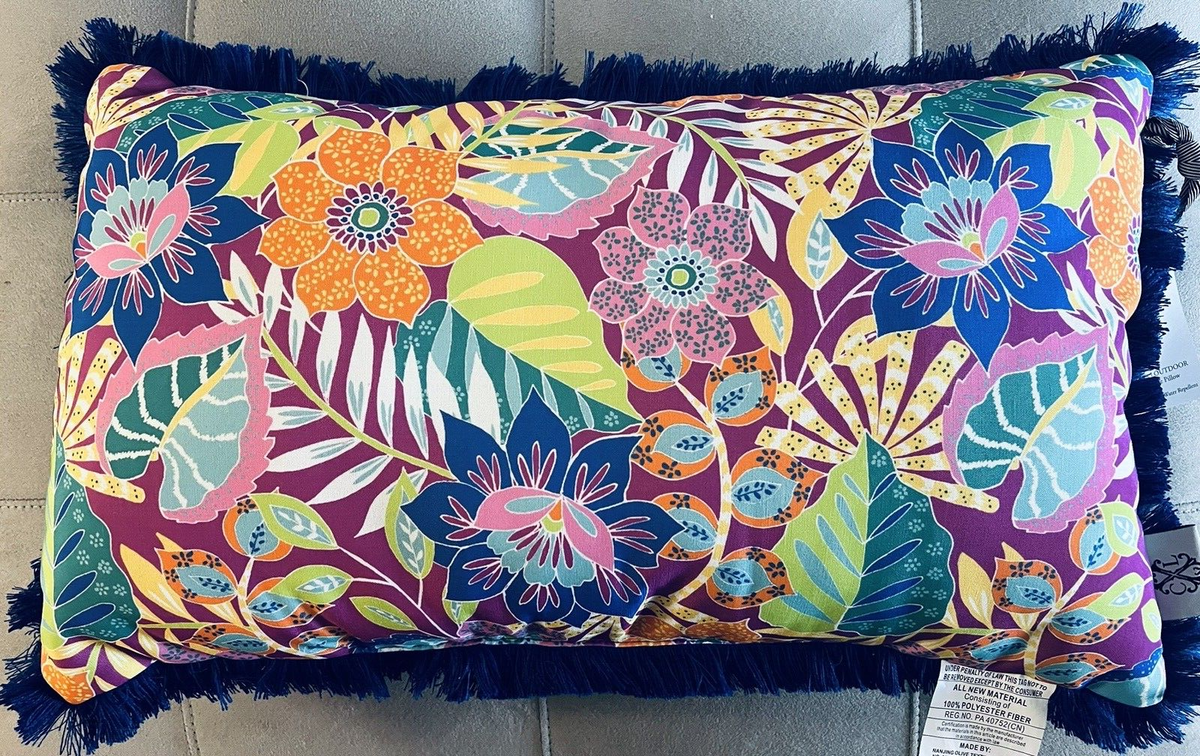 NWT Christian Lacroix Floral Multi Color indoor - outdoor 24 