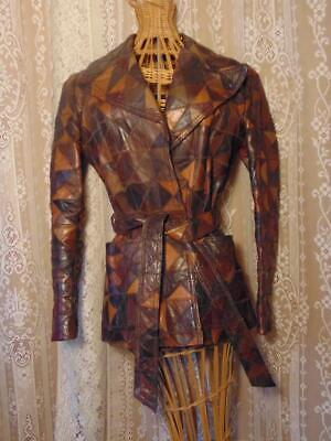 VTG 70s Split End LTD Leather Patchwork Belted Coat SM | eBay VTG 70s Split End LTD Leather Patchwork Belted Coat SM | eBay