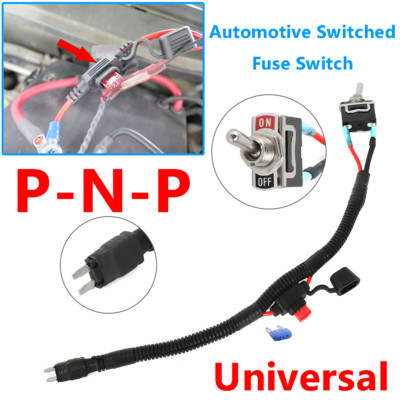 Automotive Switched Fuse Switch for Towed Vehicles ATM Mini Blade Fuse Box P-N-P