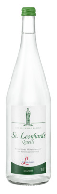 St. Leonhard Quelle medium MW-Pfand 6 x 1,0 Liter / Träger #85379