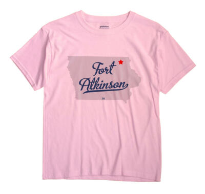 Fort Atkinson Iowa IA T-Shirt MAP