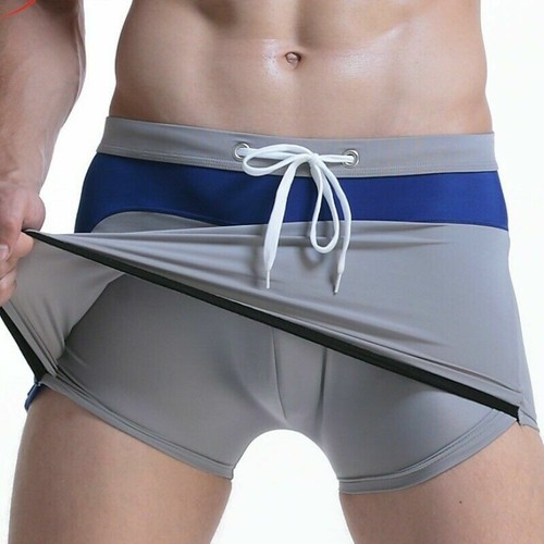 Homme Sport Maillot Court Boxers Natation Caleçon Vacances Été Plage Natation - Imagen 9 de 19