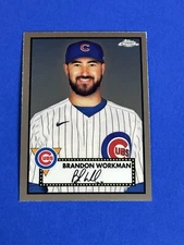 2021 Topps Chrome Platinum Anniversary Brandon Workman #449 Chicago Cubs (F)
