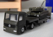 Siku Mercedes Benz Tieflader mit Leopard Panzer