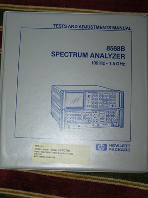 Agilent HP Keysight 08568-90118 8568B Performance Tests and Adjustments Manual