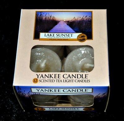 Yankee Candle TEELICHTER, LAKE SUNSET, 12 Stck., Sehr Selten