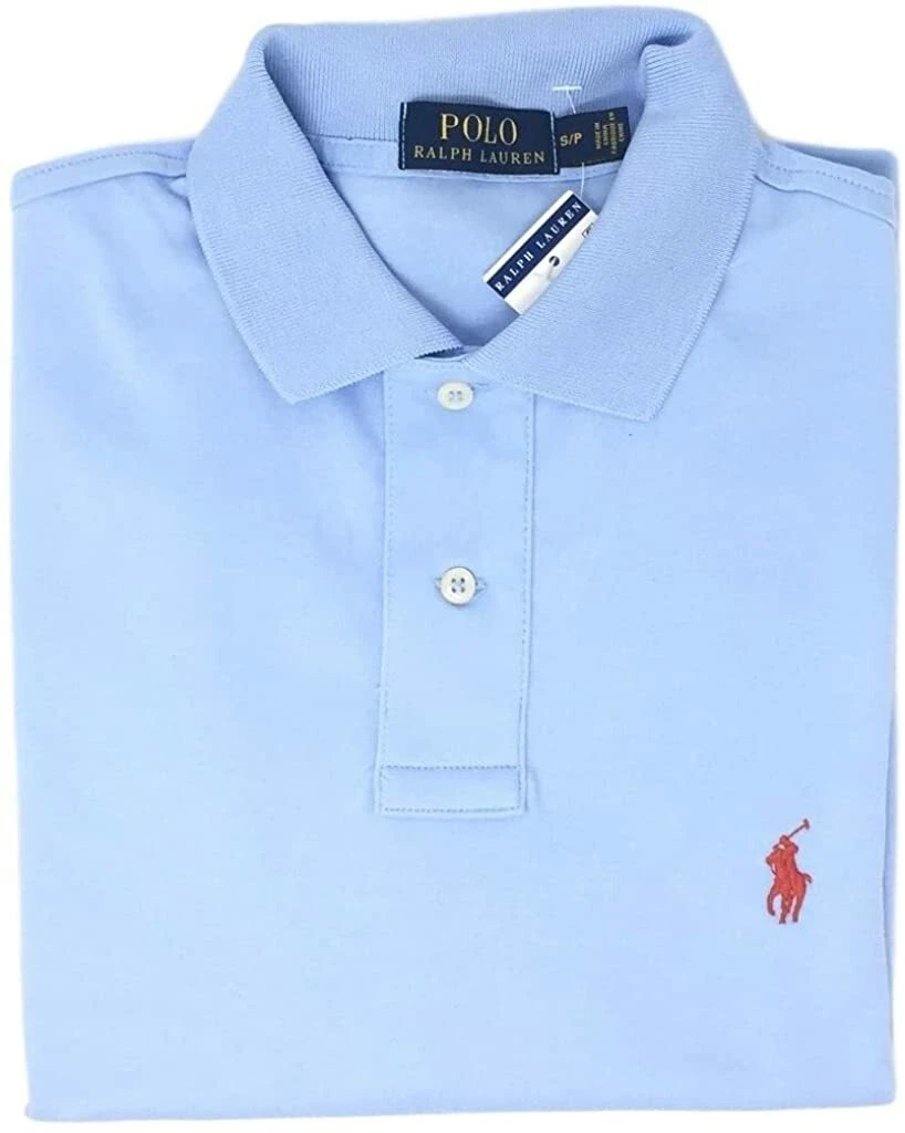 Polo Ralph Lauren Men's Short Sleeve Interlock Soft Touch Polo Shirt Blue S