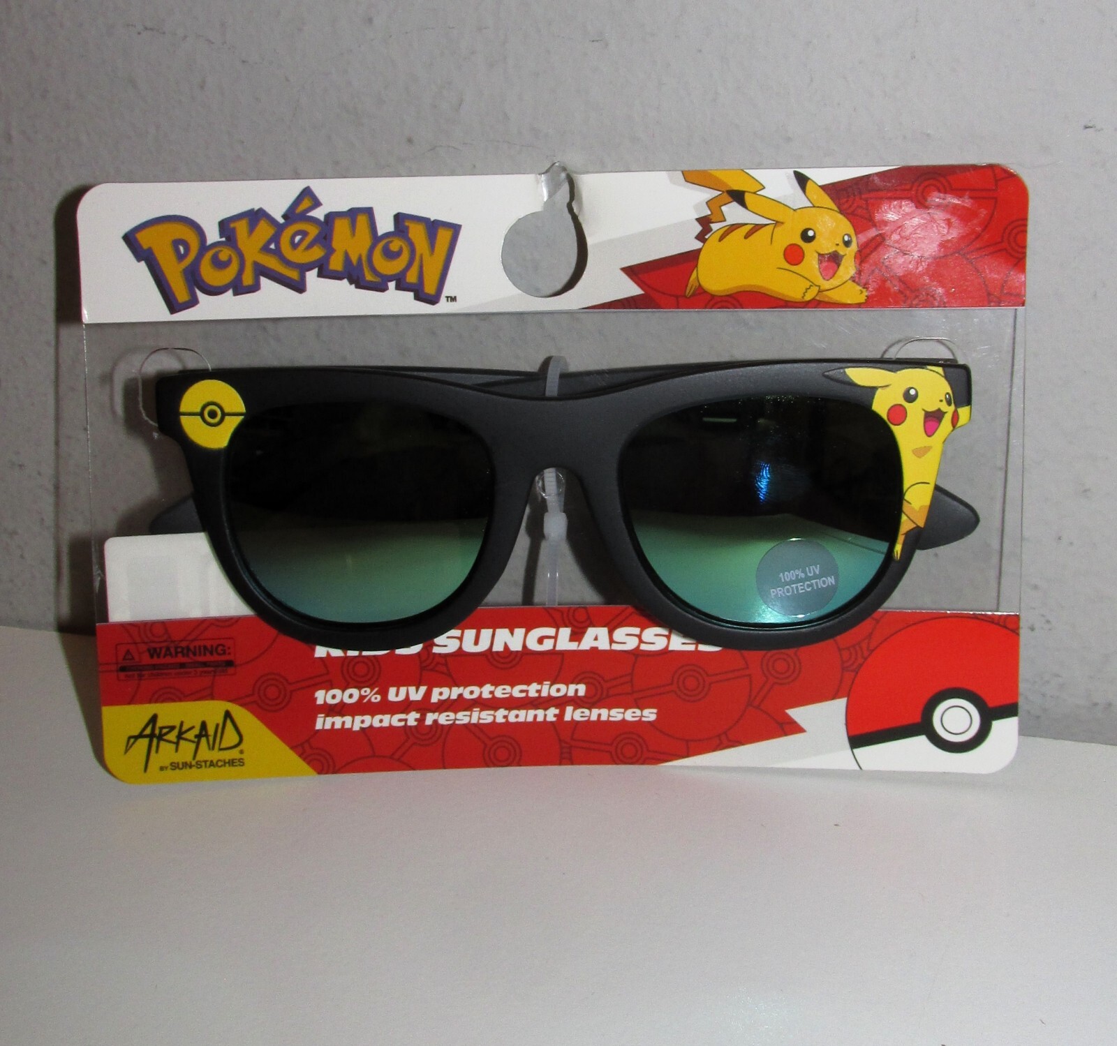 Kids Awesome Pokemon- Pikachu Sunglasses - BRAND NEW W TAGS!!