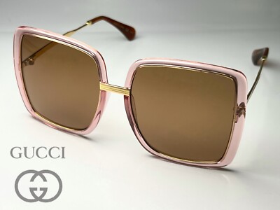 Brand New Gucci GG0903S Sunglasses Acetate Metal Square 60-140
