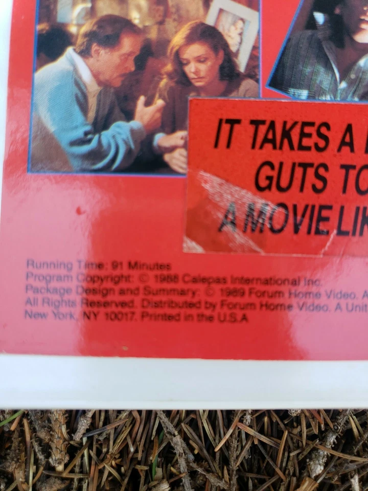 Edge of the Axe VHS Horror Movie 1989 Cut Box Exrental Clamshell Vintage Slasher - Image 4 of 4
