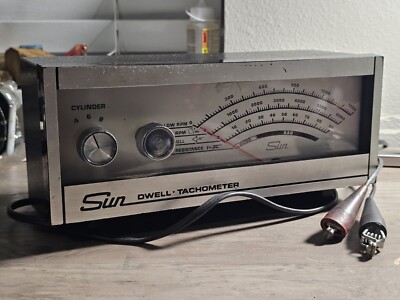 Vintage Sun Dwell Tachometer 7601 Tune-up Automotive Engine Tester