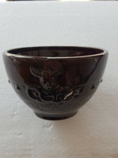 6 Bowls  French  Cider Juice 6 Bowls ceramic thirsty warrior  celt logo 