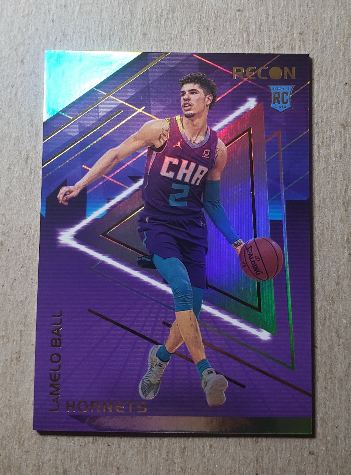 2020-21 Panini Recon Silver Holo LaMelo Ball Rookie #102 Charlotte Hornets RC