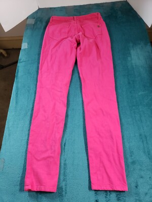Kate Spade Jeans 25 Womens Pink Pants Stretch Straight Play Hooky