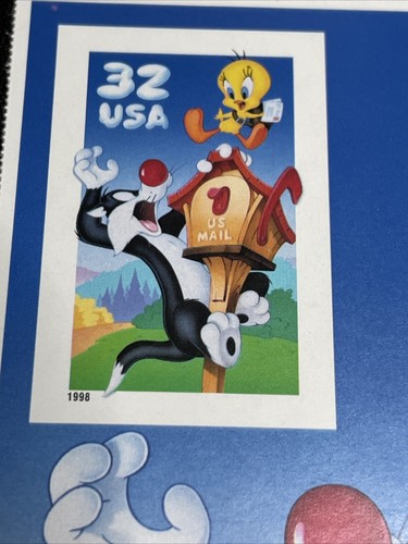 United States 3205c Sylvester & Tweety 1998 No Die Cut KSPhilatelics - Picture 2 of 2