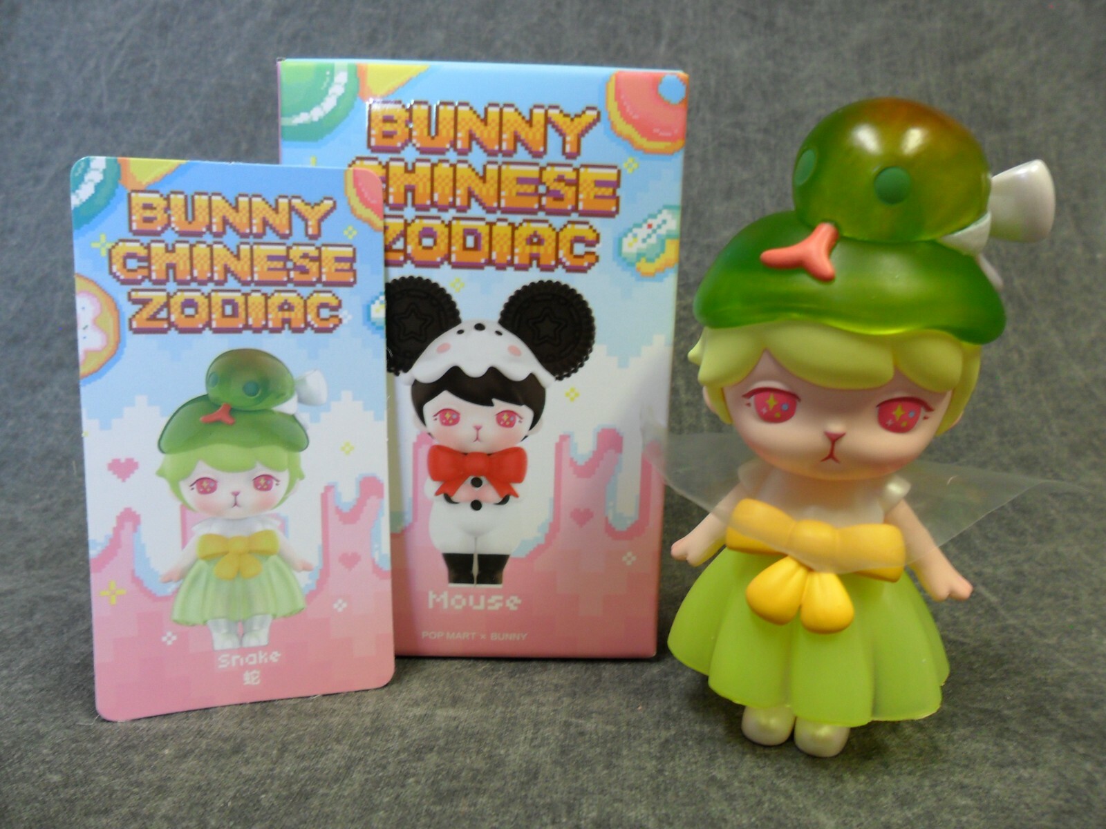 PopMart Bunny NEW * Snake * Bunny Китайский Зодиак Слепая Коробка Открытая Фигурка