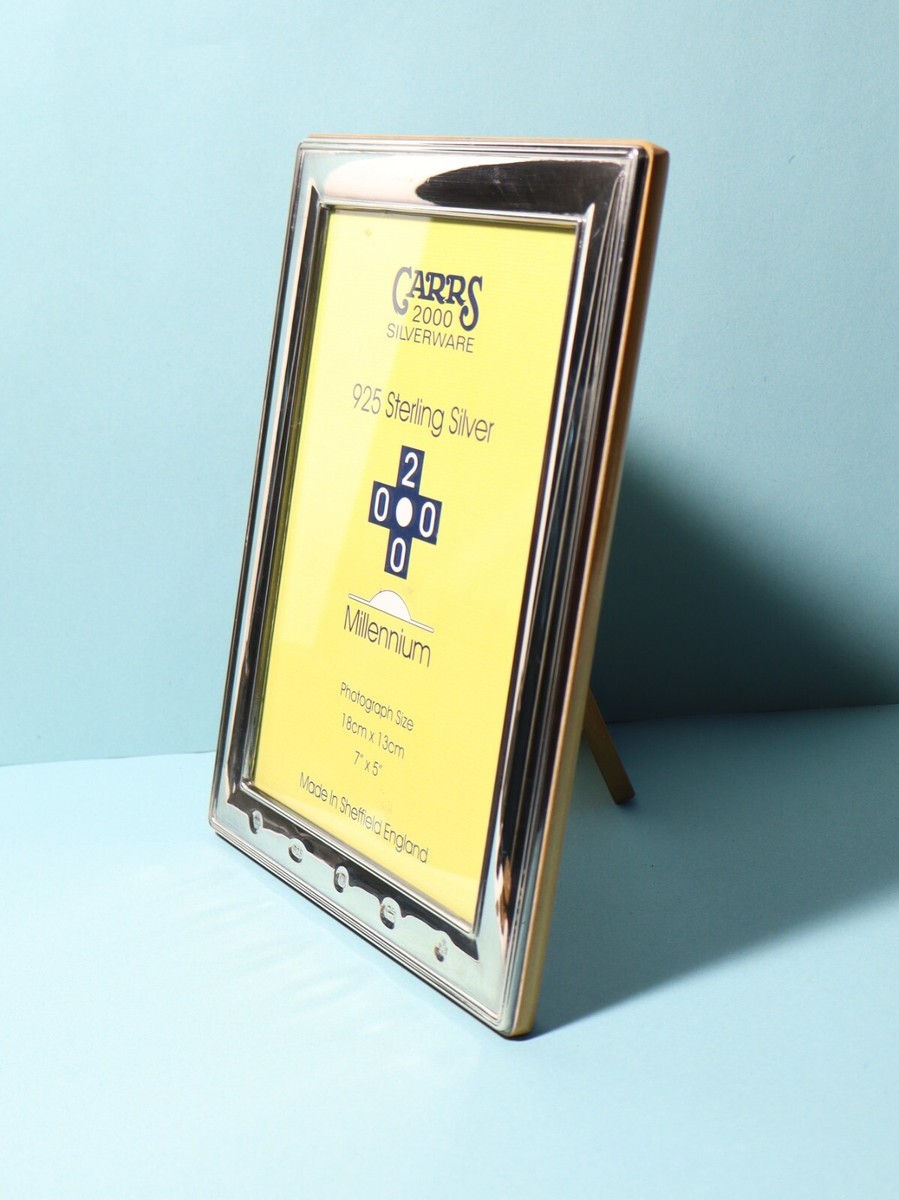 2000 CARRS Millennium Sterling Silver 925 Photograph Plain Frame